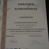 Wyróżnienia w kategorii prac plastycznych w Wojewódzkim Konkursie Poezji Krzysztofa Kamila Baczyńskiego
